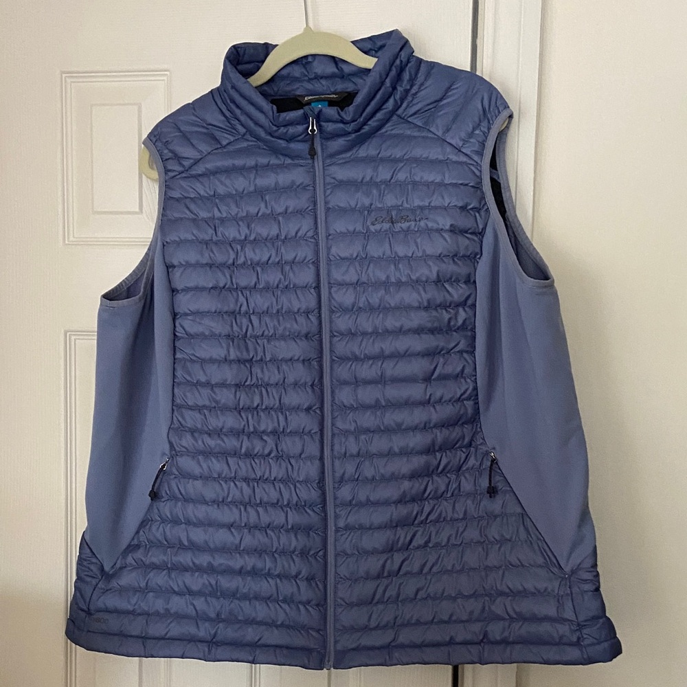 Eddie Bauer Women's Blue Down Vest 2X